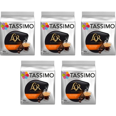 Douwe Egberts Tassimo L'OR Espresso Delizioso 16 броя кашон 5 пак