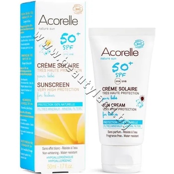 Acorelle Крем Acorelle Sunscreen for Babies, p/n AC-46082 - Водоустойчив бебешки слънцезащитен крем с SPF 50 (AC-46082)