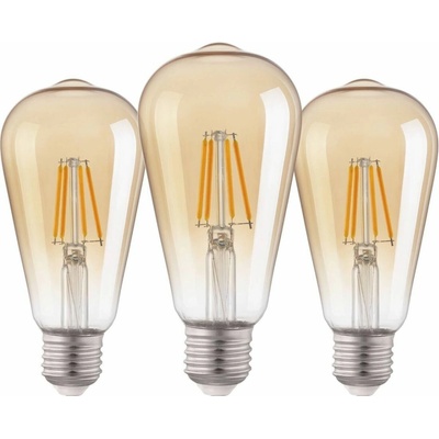 Eglo Sada LED žiaroviek Edison Vintage E27 teplá biela 3 ks 11353