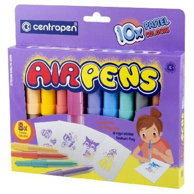 Centropen Fúkacie fixy Air Pens 1500 pastel (10 ks)