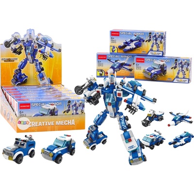 mamido Stavebnice policejní vozy mix