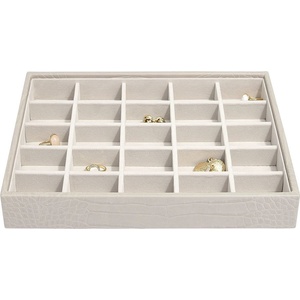 Stackers Ковчеже за бижута Stackers Croc 25 камери cлassic сивкаво (74348)