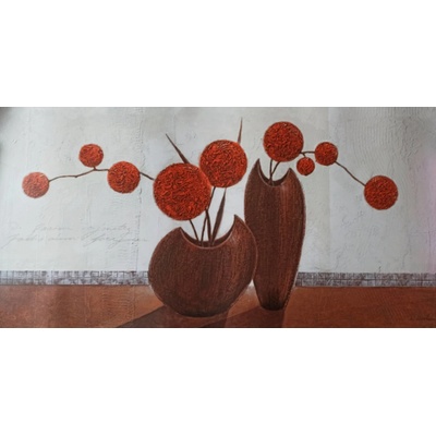 Hnědé zátiší 1 deska 120x50