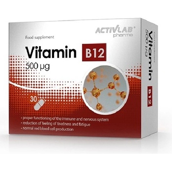 Image 1 of ACTIVLAB Vitamin B12 500ug, 30 Capsules