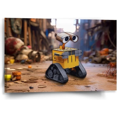 Sablio Obraz Wall-E robot Mesto - 60x40 cm