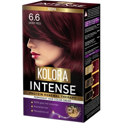 Kolora Intense Боя за коса, 6.6 Наситено червен