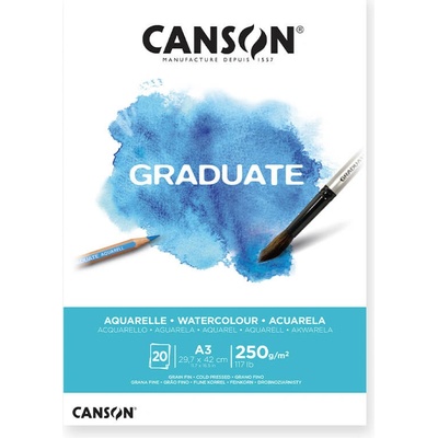 Canson Skicák Graduate Aquarelle 250 g m2 20 archů A3