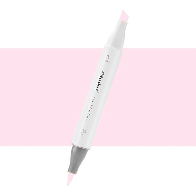 Lihová fixa OHUHU oboustranná Brush & Chisel, Queen Pink (RV130)