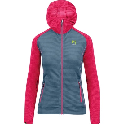 Karpos Ambrizzola W Full-Zip Hoodie modrá/ružová