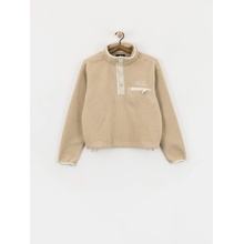 Helvetia II Cropped Half Snap Fleece Crop Ancient Fossil Dark Stone Chalk