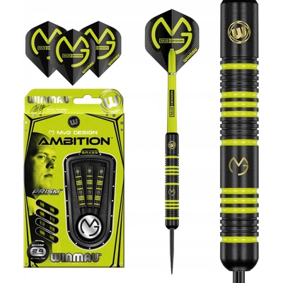 Steel Winmau Michael van Gerwen Ambition Brass 24 g – Zboží Dáma