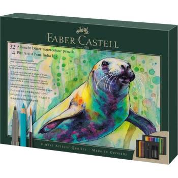 Faber-Castell Комплект цветни моливи Albrecht Durer и тънкоп (1015120766)