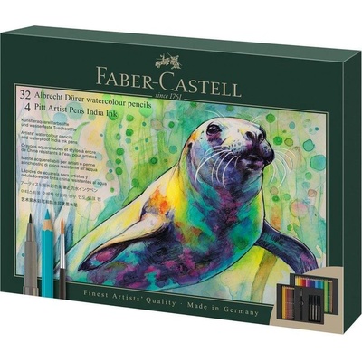 Faber-Castell Комплект цветни моливи Albrecht Durer и тънкоп (1015120766)