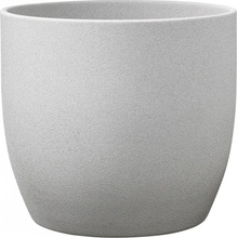 Soendgen Keramik Basel Stone Obal na kvetináč ⌀ 19 cm 18 cm svetlo šedý 0069-0019-2256