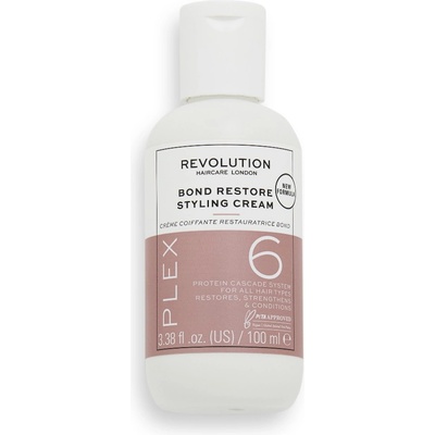 Revolution Hair REVOLUTION HAIRCARE Plex 6 Bond Restore Styling Cream Продукт за коса без отмиване дамски 100ml