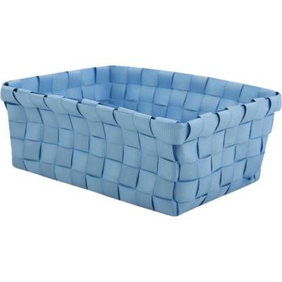 MSV úložný organizér, pastelově modrý, PP, 19 x 14 x 8 cm