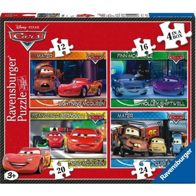 Ravensburger Disney Auta 3 12,16,20,24 dielov