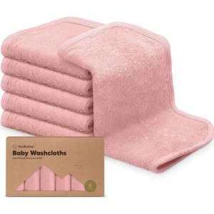 KeaBabies Kърпи От Органичен Бамбук 6 Бр Пепел от Рози KeaBabies (KB-DEWC-ROS)