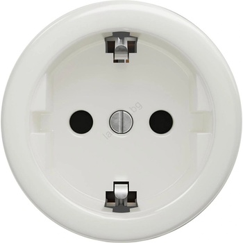 Reblig - Ретро домашен контакт без рамка SCHUKO 230V/16A, керамичен, бял (RG0106)