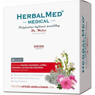 Dr. Weiss Herbalmed Medical Antivirus 20 pastiliek