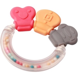 Babyono Бебешка дрънкалка с гризалка Babyono - 1595, многоцветна (5901435416693)