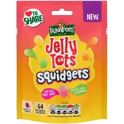 Rowntree's Jelly Tots žvýkací bonbony s ovocnými příchutěmi 120 g