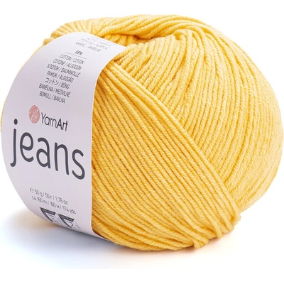Yarn Art příze YarnArt Jeans 35 sytě žlutá