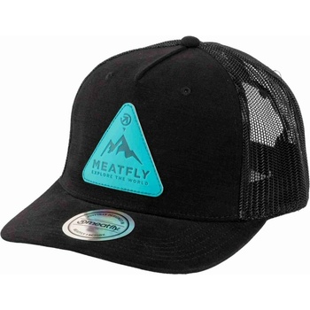 Meatfly шапка с равна козирка Hawkye Trucker Black Peak | Черна | Meatfly | Cheren | МЪЖЕ | ONE SIZE