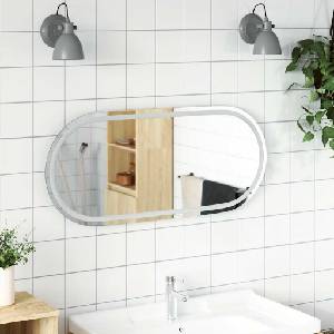 vidaXL LED огледало за баня, 100x45 см, овално (353287)