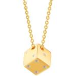 HARAHU Колие Dice - Златен KP34211