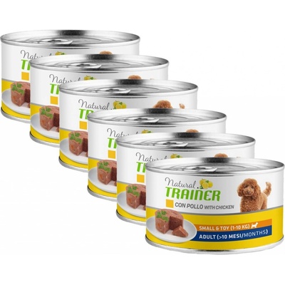 Trainer Natural Adult Small & Toy kuře 6 x 150 g