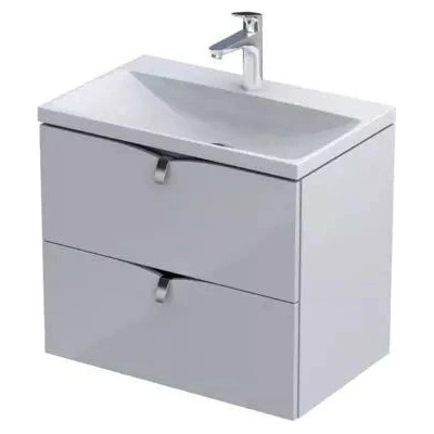 Oristo Siena skříňka 59.6x38x50 cm pod umyvadlo závěsná bílá OR45C-SD2S-60-1