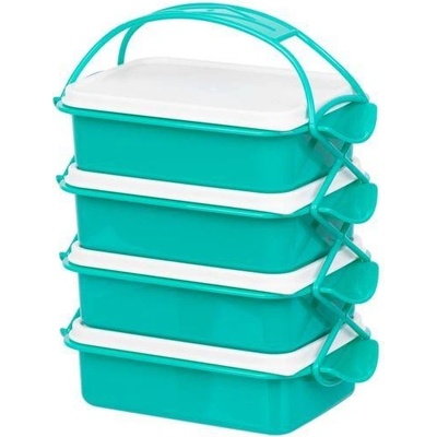 Obedár MagicHome CS336, 4 dielny, 4x 1000 ml, PP/PE, 24,3x14,6x29,5 cm