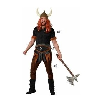 BigBuy Carnival Маскировъчен костюм за възрастни Викинг Размер xl