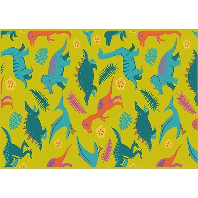 КИЛИМ ПЛЕЙ ДИНОЗАВРИ 120х170см ЗЕЛЕН (22115-10521-120х170)