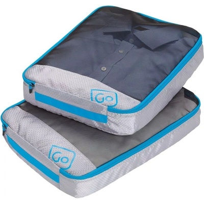 Go Travel sada obalů Twin Packing Cubes blueberry