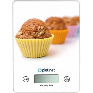 Platinet Дигитална кухненска везна 2xAAA, серия Muffin (PL0582)