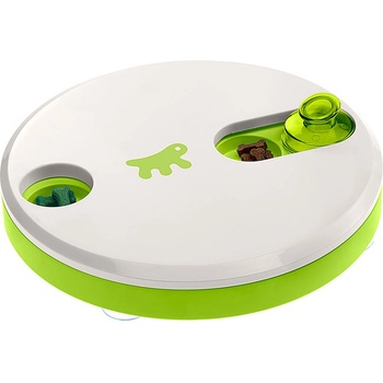 Ferplast Duo - Интерактивна играчка за кучета и котки с пространство за суха храна, Ø 24, 5 x 5, 8 см