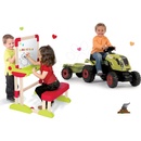 Smoby set traktor Claas Farmer XL na šliapanie s prívesom a drevená školská lavica Modulo Space 710114 14