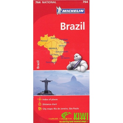 mapa Brazil 1:3,85 mil. Michelin