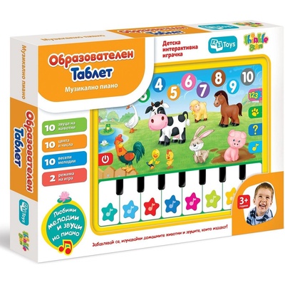 Thinkle Stars Детски образователен таблет Thinkle Stars - Музикално пиано