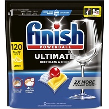 Finish Ultimate All in 1 Lemon Sparkle kapsle do myčky nádobí 120 ks