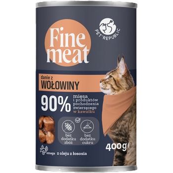 Pet Republic PetRepublic Fine Meat говеждо ястие 400 г за котки