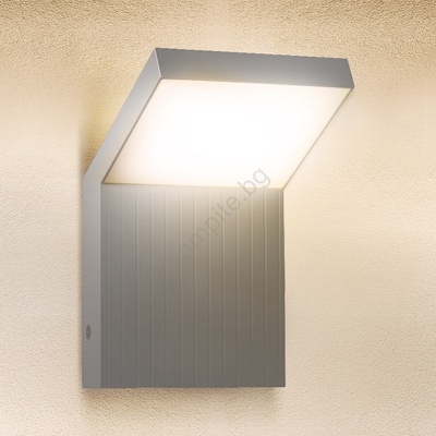 Brilagi - LED външно стенно осветително тяло RIANO LED/8W/230V, сребристо, IP65 (BG2284)