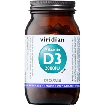 Viridian Vitamin D3 2000iu 150 kapsúl