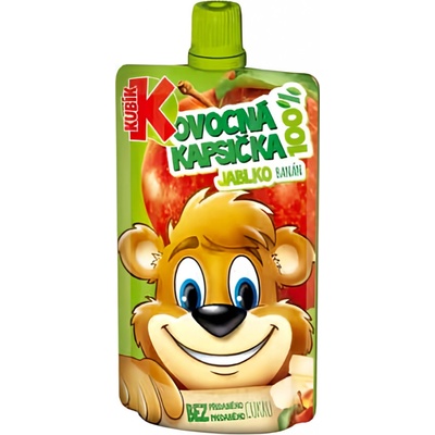 KUBÍK 100% jahoda banán mrkev jablko 100 g