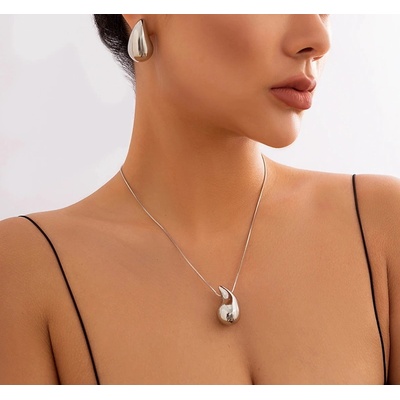 Jewelry & watches Колие JEWELRY & WATCHES - Tear - L62_Silver