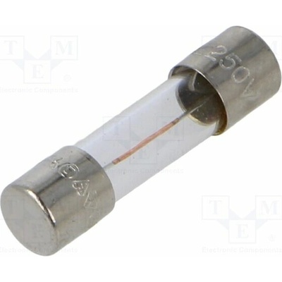 EATON/BUSSMANN BK-S506-63-R Pojistka: tavná; 5x20mm; kulatý,sklěněná; 63mA; 250VAC; zpožděná