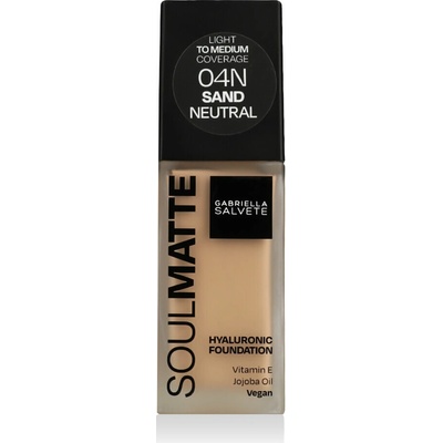 Gabriella Salvete Soulmatte Hyaluronic Foundation hydratačný a zmatňujúci make-up 02w ivory warm 30 ml