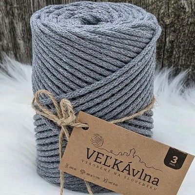 Velká vlna Špagát 3mm Olovo